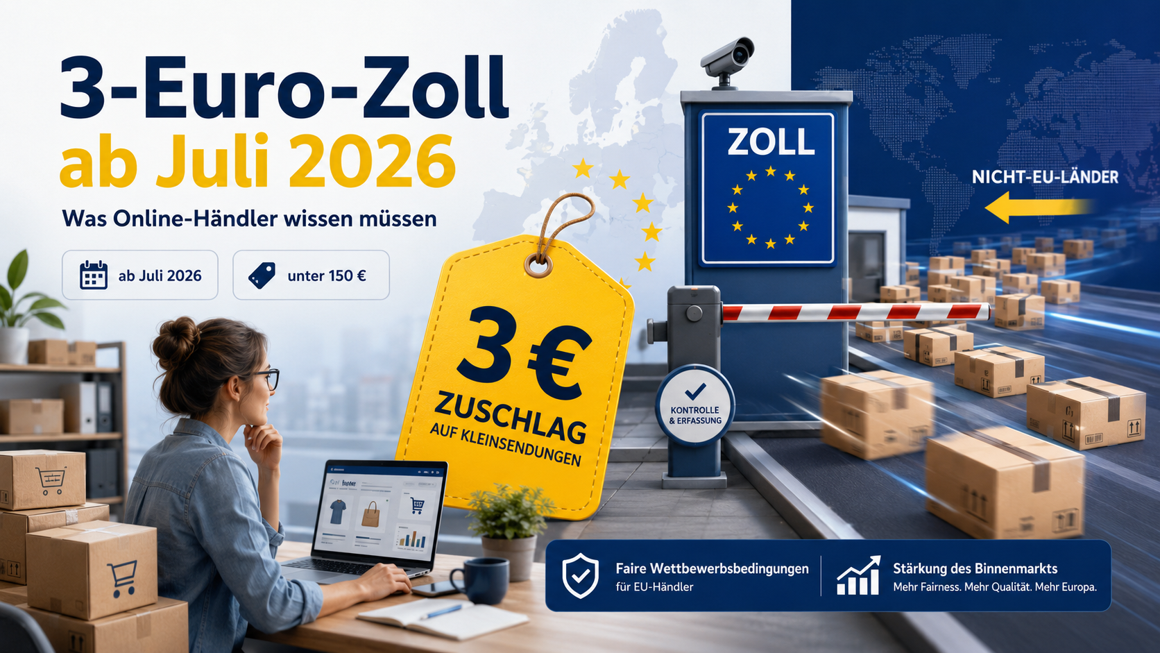 3 Euro Zoll ab Juli 2026